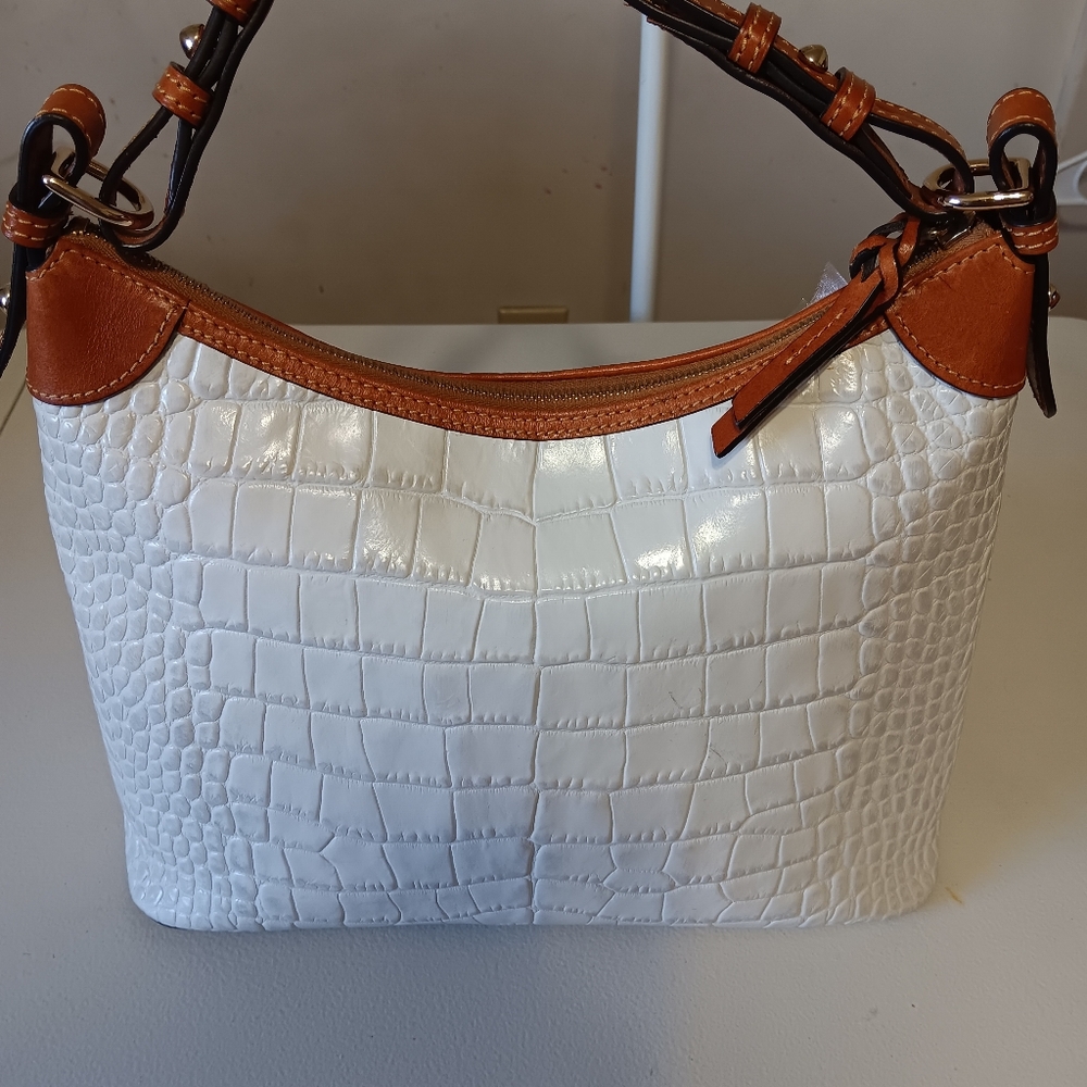 Dooney & Bourke White Hobo Bag - Picture 6 of 9